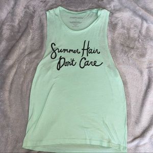 Summer Hair Don't Care Tank Top